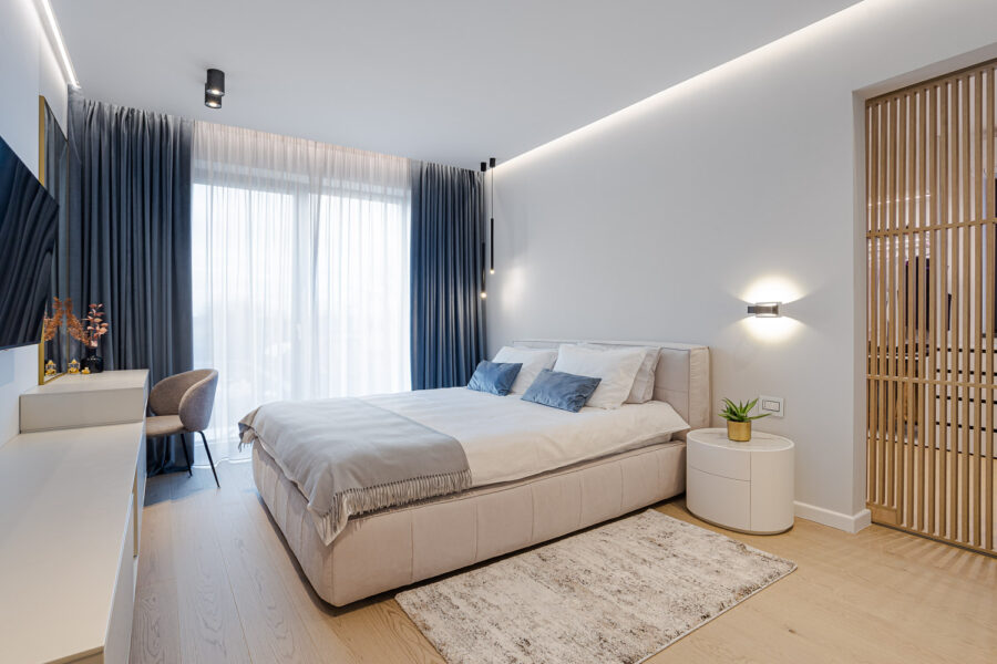 Amenajare casa - Cristina Micu Interior Design - perdele si draperii pe comanda dormitor - Zen Interior - foto Vlad Creteanu (0)