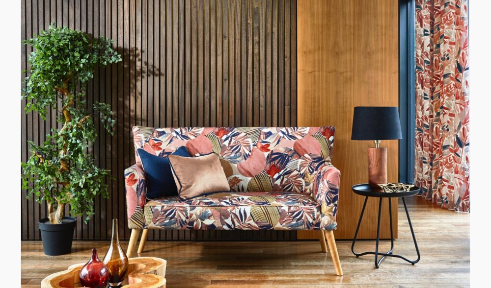 Canapea tapiterie colorata flori - Colectia Kyoto - Zen Interior Bucuresti