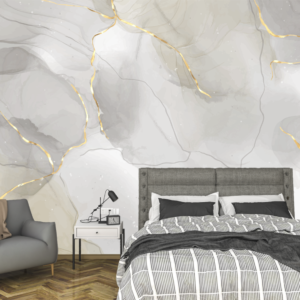 Fototapet personalizat fara imbinari Abstract Waves pentru living si dormitor Mardom Decor – Zen Interior