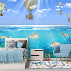 Fototapet personalizat fara imbinari Exclusive Art pentru camera copiilor Mardom Decor – Zen Interior