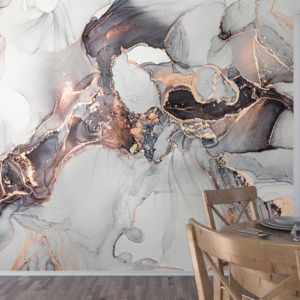 Fototapet personalizat fara imbinari Abstract Marble cu efect de marmura Mardom Decor – Zen Interior