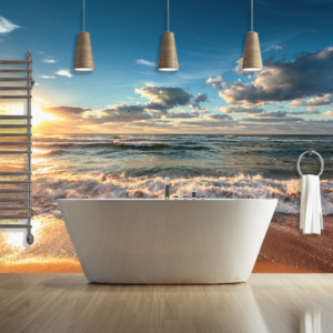 Fototapet personalizat fara imbinari Beautiful Sunrise pentru living si dormitor Mardom Decor – Zen Interior
