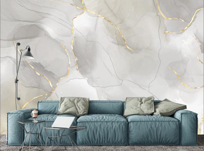 Detaliu model Abstract Waves pentru fototapet personalizat