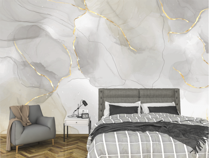 Fototapet personalizat fara imbinari Abstract Waves pentru living si dormitor