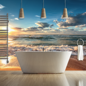 Fototapet personalizat fara imbinari Beautiful Sunrise pentru living si dormitor