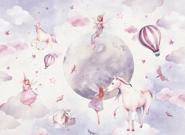 Detaliu model Fairy From Stories pentru fototapet personalizat