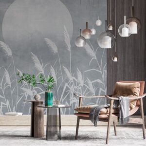 Fototapet personalizat fara imbinari Other Reed pentru living si dormitor