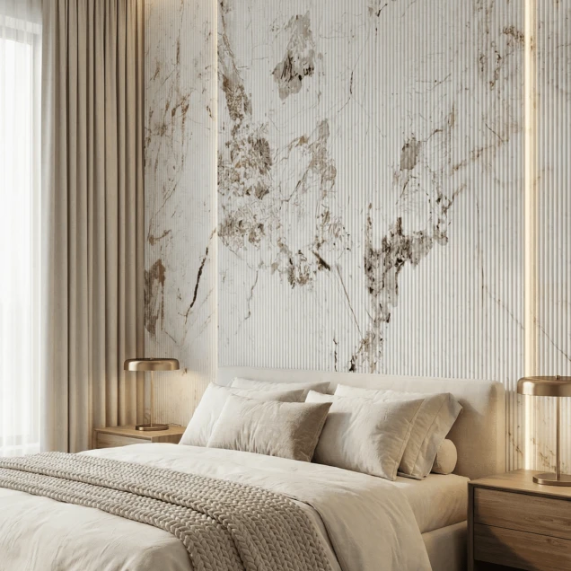 Panou decorativ flexibil JP-31 Breccia Marble, 280 x 120 cm - imagine 4
