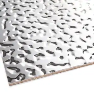 Panou decorativ metalizat JP-19 Metallic Mirrored Silver, 280 x 120 cm