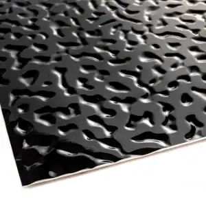 Panou decorativ metalizat JP-20 Metallic Piano Black, 280 x 120 cm