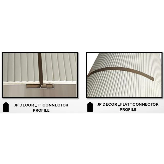 Profil conector FLAT Gold JP Decor, 300 cm - imagine 2