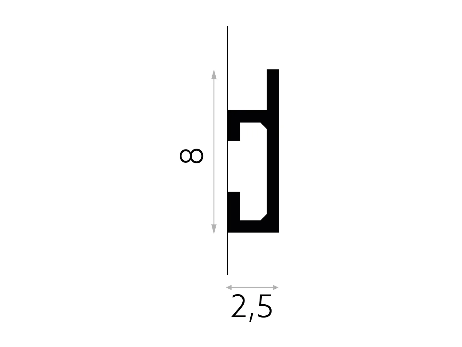 Profil iluminare indirectă QL019 Mardom Decor – Zen Interior