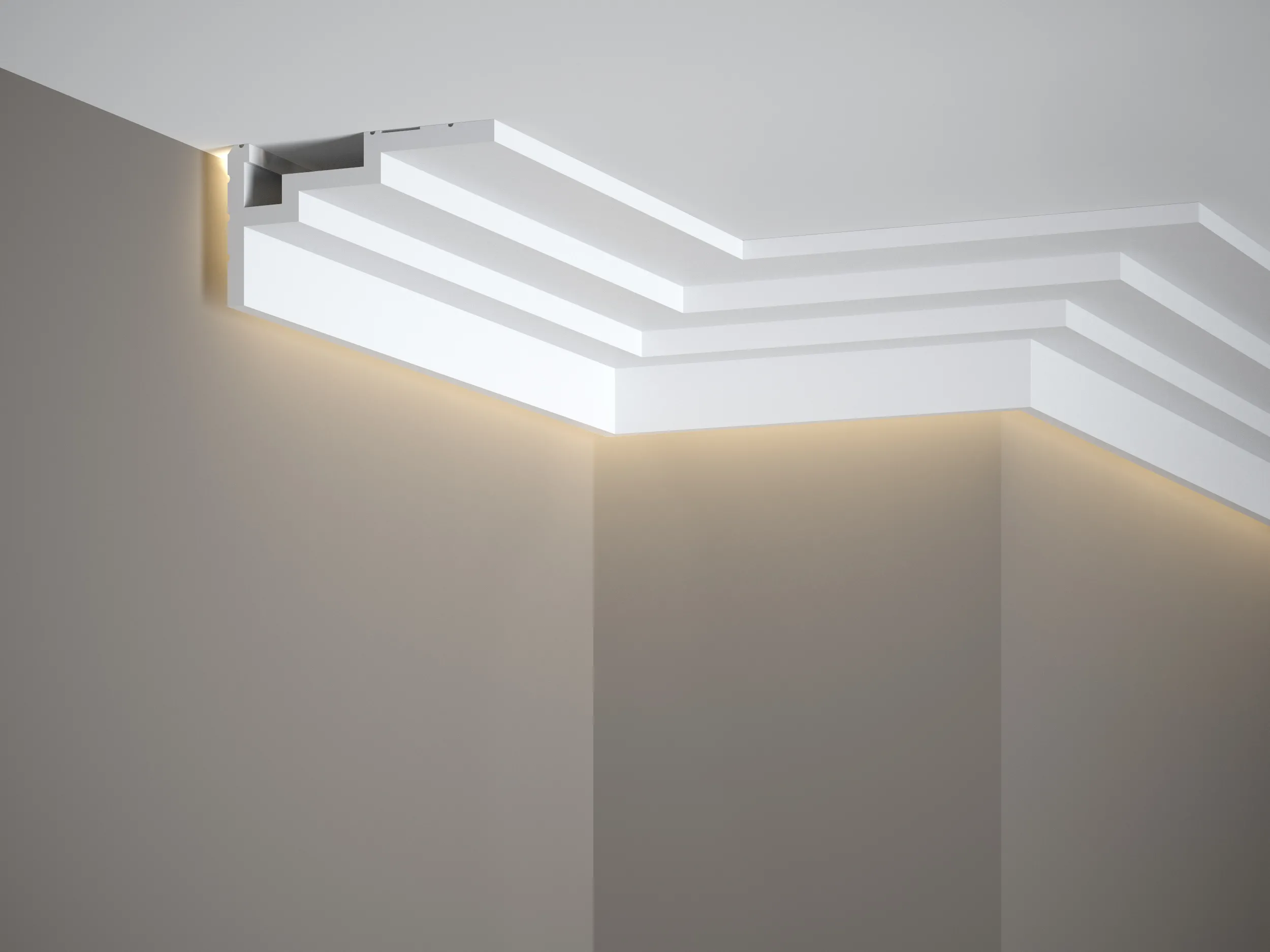 Profil iluminare indirectă QL025 Mardom Decor – Zen Interior