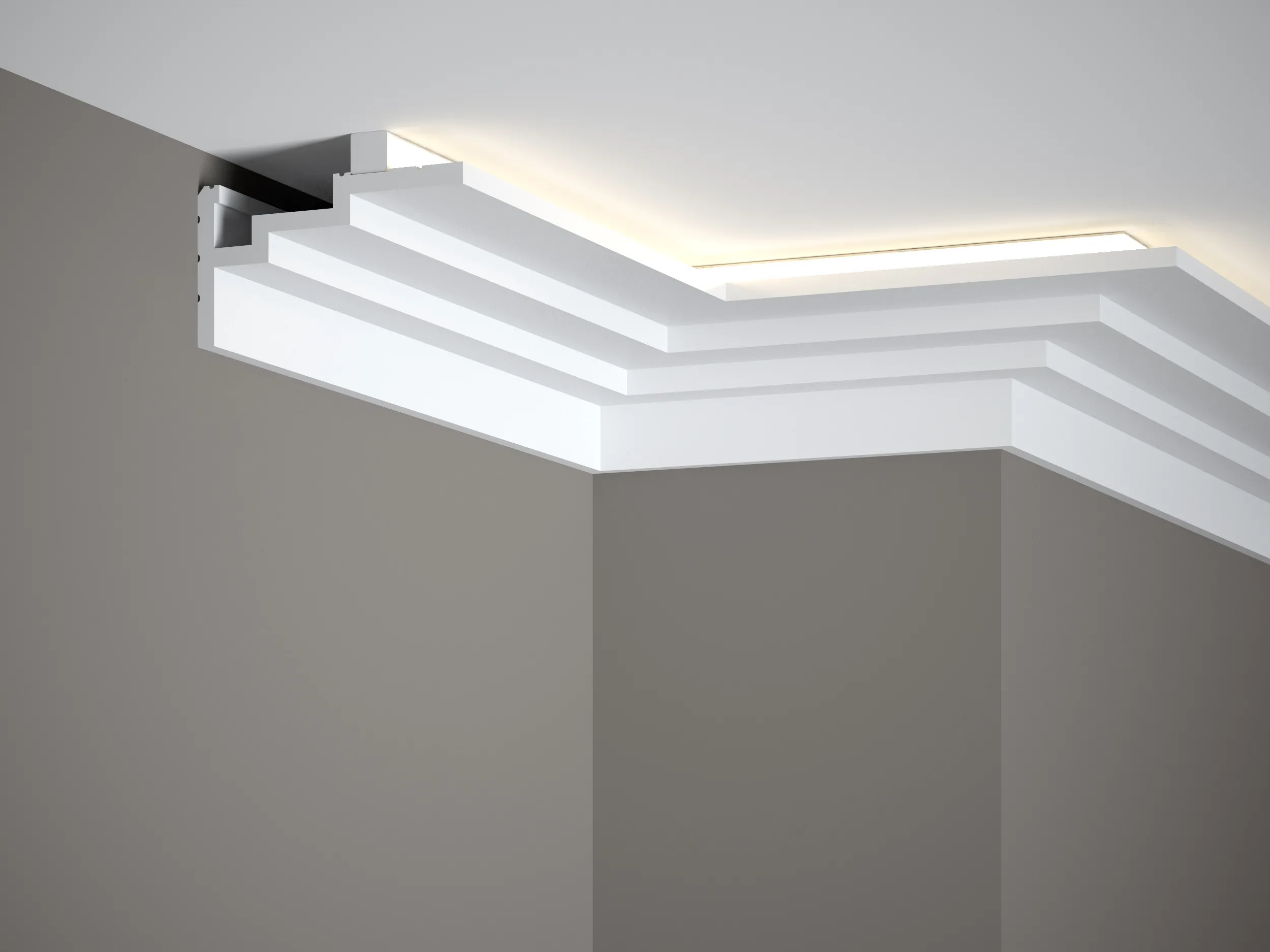 Profil iluminare indirectă QL025 Mardom Decor – Zen Interior