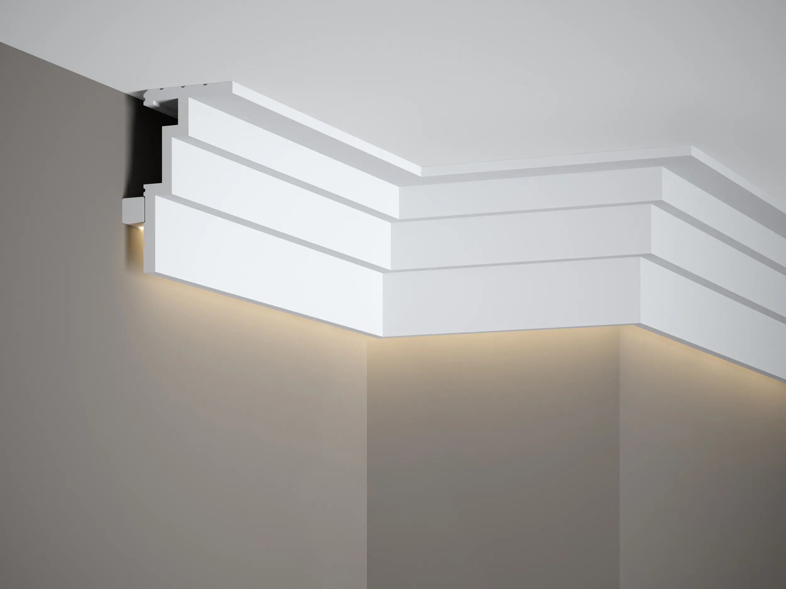 Profil iluminare indirectă QL025 Mardom Decor – Zen Interior
