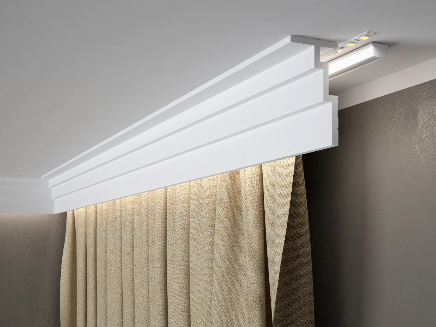 Scafă decorativă pentru mascare draperie QL025 Mardom Decor Mardom Decor – Zen Interior