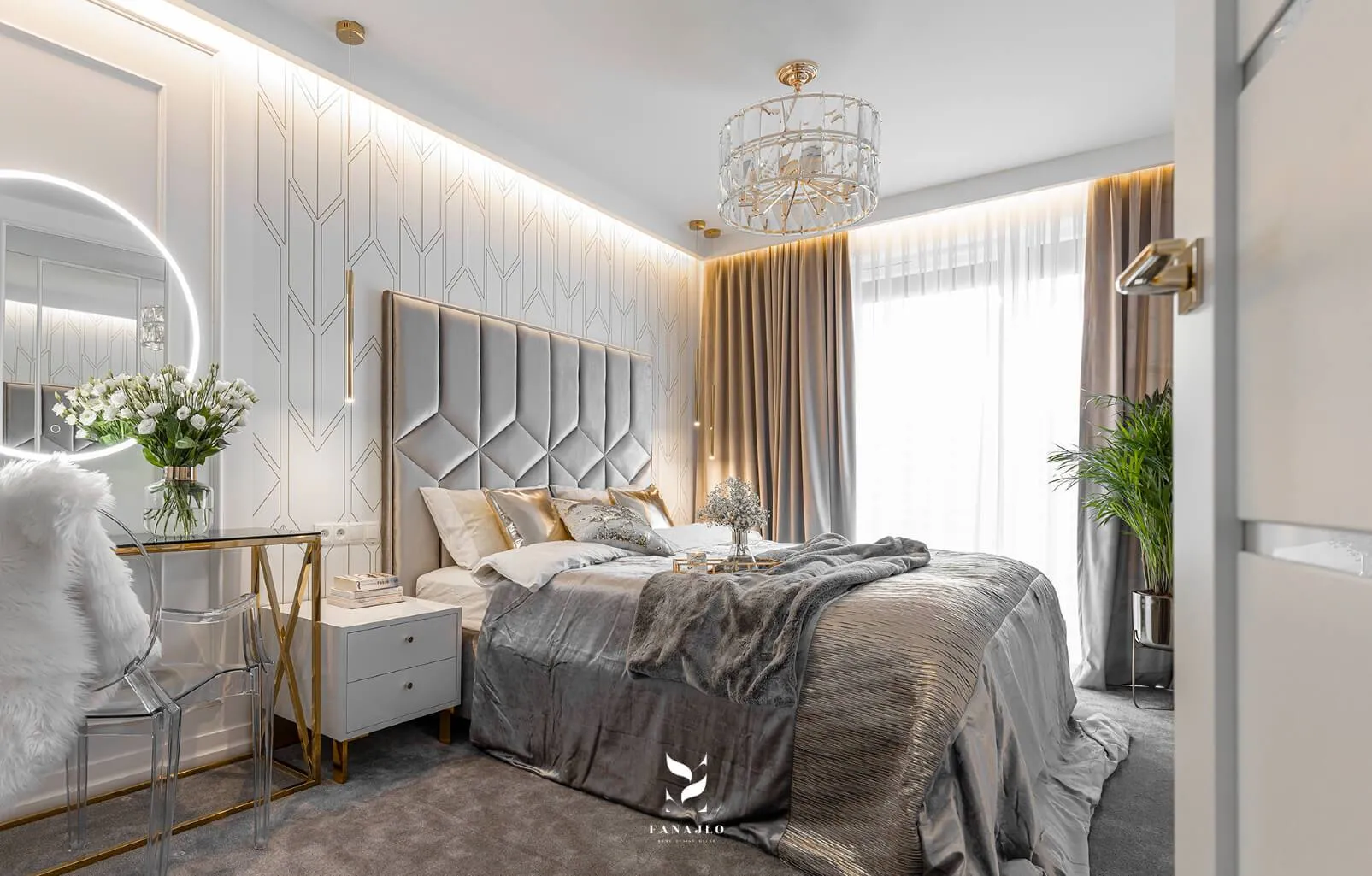 Scafă decorativă pentru mascare draperie QL026 Mardom Decor Mardom Decor – Zen Interior