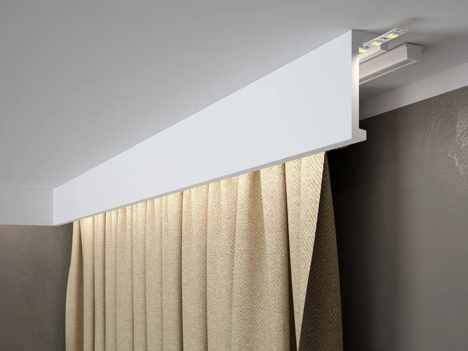 Scafă decorativă pentru mascare draperie QL026 Mardom Decor Mardom Decor – Zen Interior