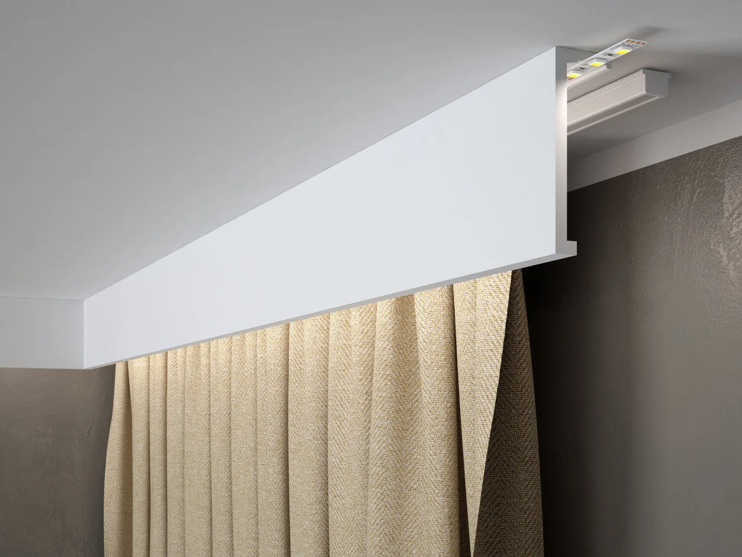 Scafă decorativă pentru mascare draperie QL035 Mardom Decor Mardom Decor – Zen Interior